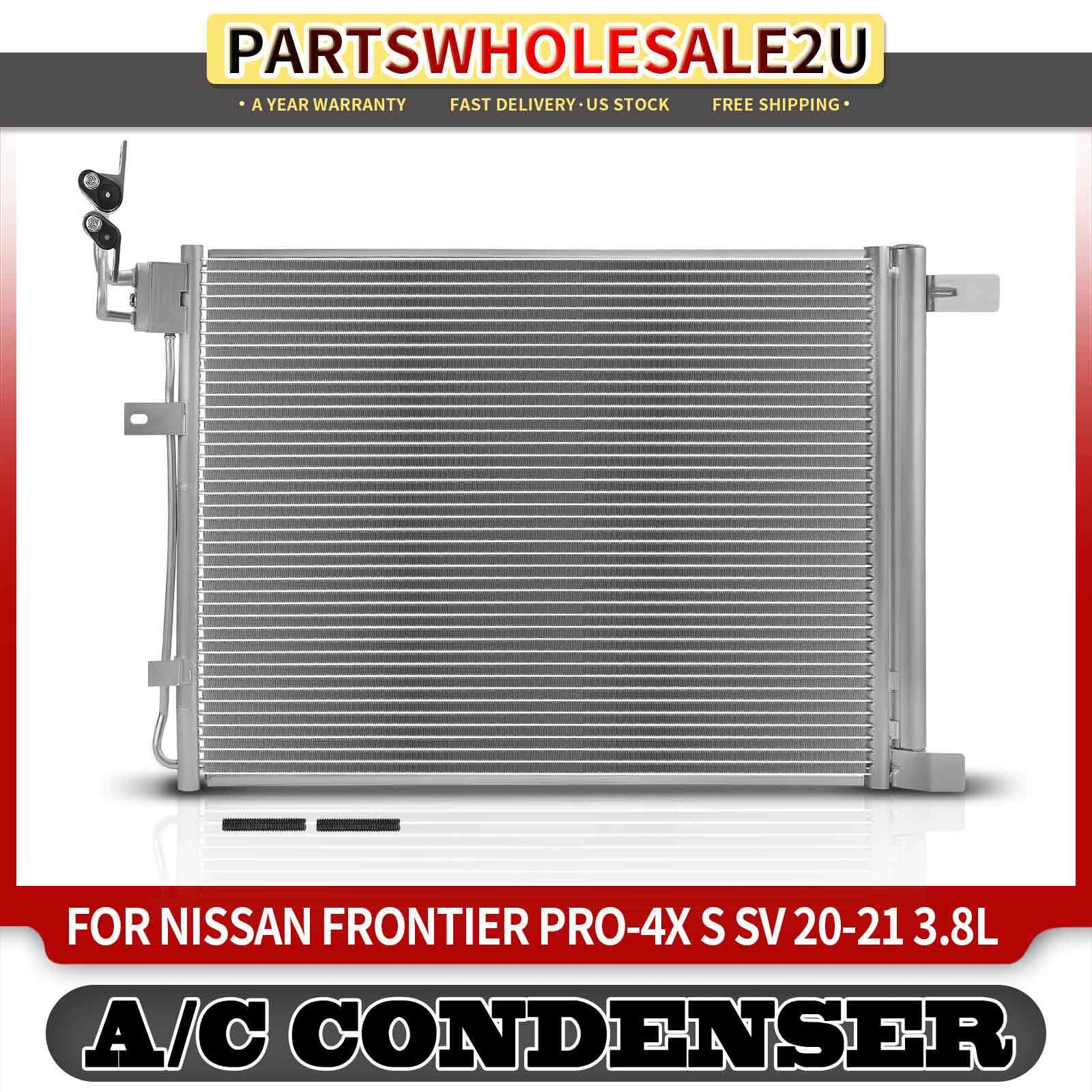 Front A/C Condenser with Receiver Drier for Nissan Frontier 2020 2021 ...