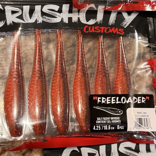 YOU PICK 3 Rapala Crush City Freeloader 4.25 6 Pcs Salt Infused See Details NEW - Picture 6 of 11