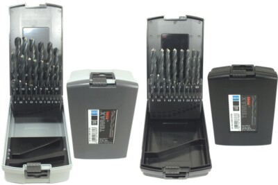 Ruko Terrax Spiralbohrer Metallbohrer Satz Set in Rosebox HSS-R, DIN 338
