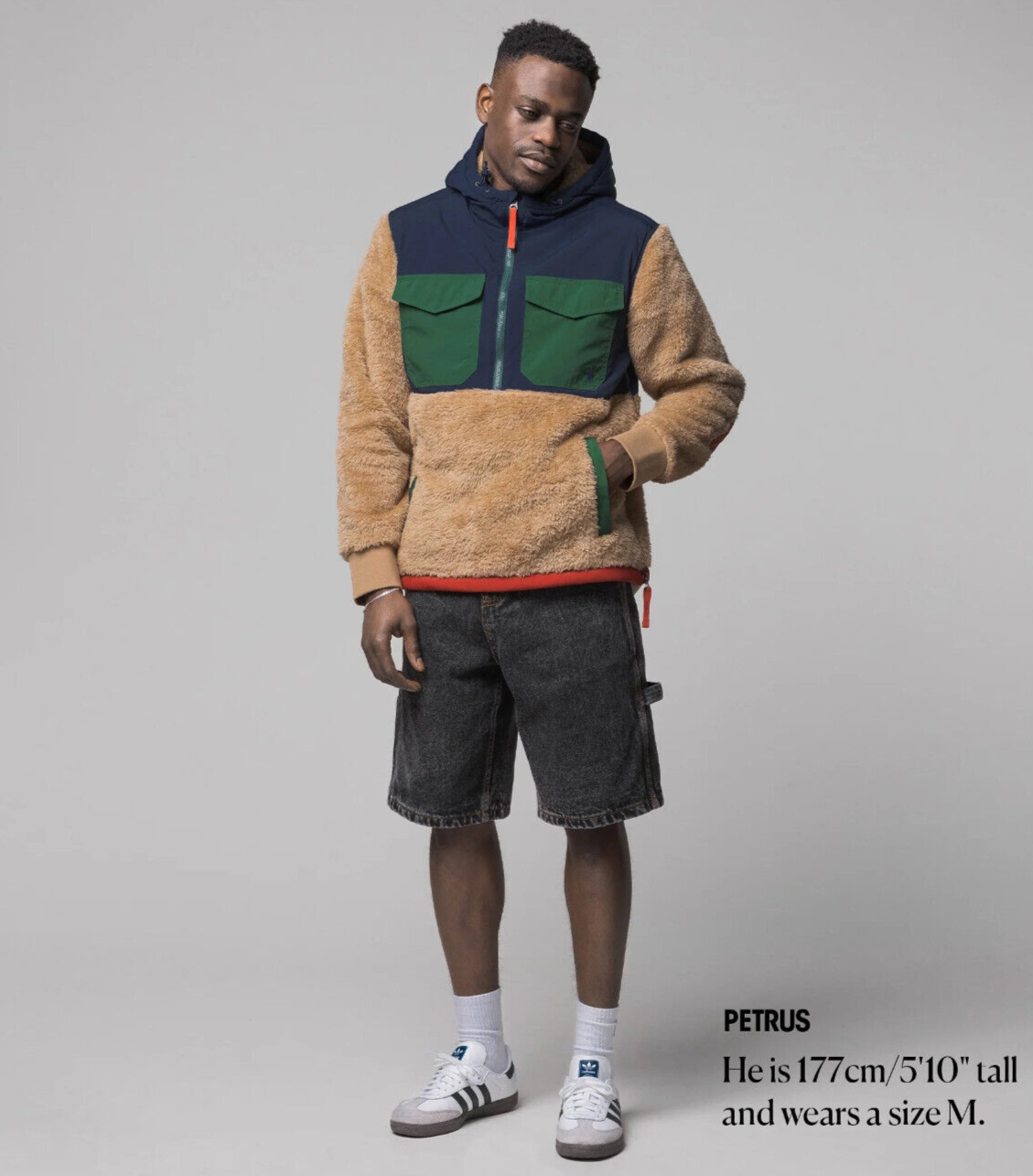 Ralph Lauren Polo Fleece Ibrida Felpa con Cappuccio Sherpa Pelliccia Uomo Pullover Pony Giacca £269