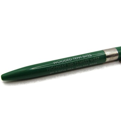 J Bar J Campground Full RV Hookups Wooded Tent Sites Advertising Pen Vintage