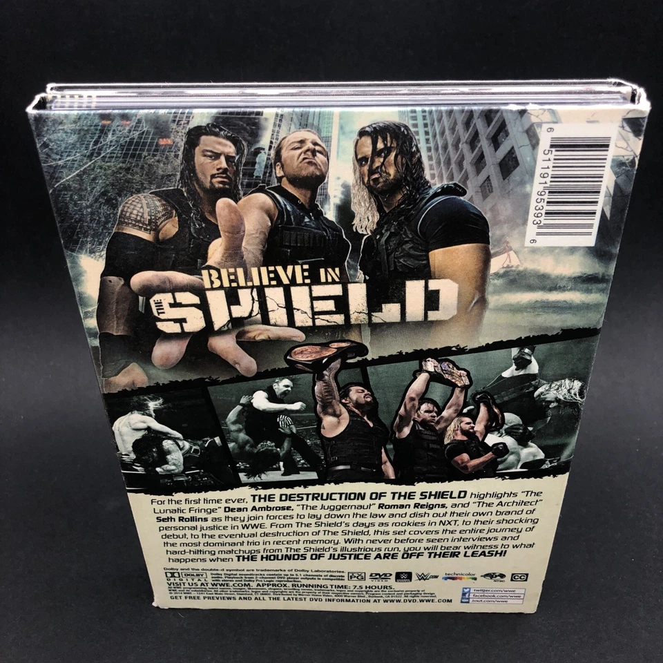 WWE: Destruction of the Shield (DVD, 2015, 3-Disc Set) Excellent Condition - Image 4 of 4
