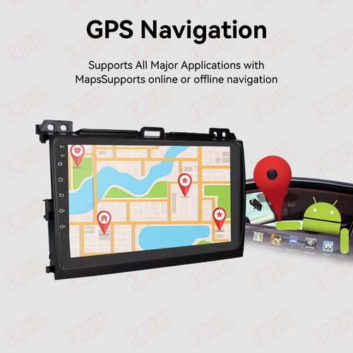 Android 13 For Toyota Prado 2004-2009 9'' Carplay Car Stereo Radio GPS Navi Cam - Picture 5 of 14