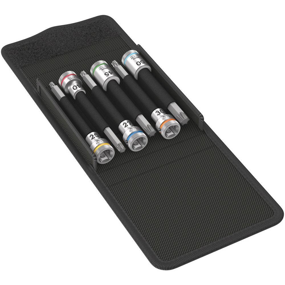 Wera 8740 B HF Kit inserti a bussola elicoidali 3/8 (10 mm) 6 parti 05003185001