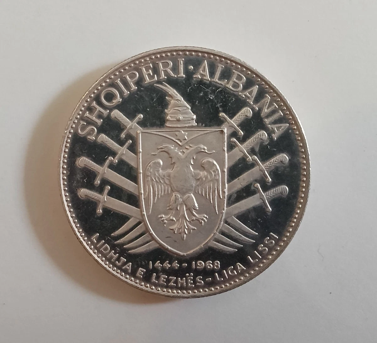 银色1968 阿尔巴尼亚硬币| eBay