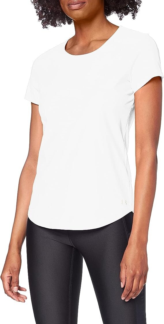 Camisa para mujer Under Armour Vanish Ss manga corta - blanca - talla: más grande