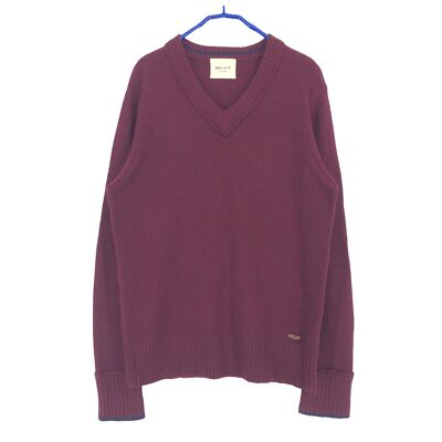 NN.07 Men's 80% Lambswool V-Neck Sweater Size S