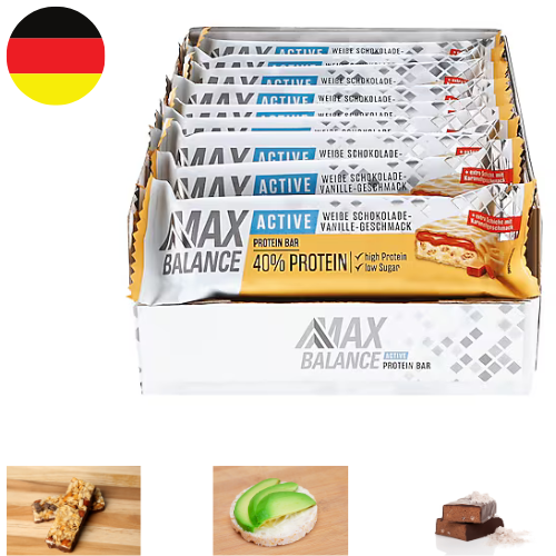 Maxbalance 40% Active Proteinriegel Weiße Schokolade-Vanille 50g, 15er Pack - Bild 1 von 1
