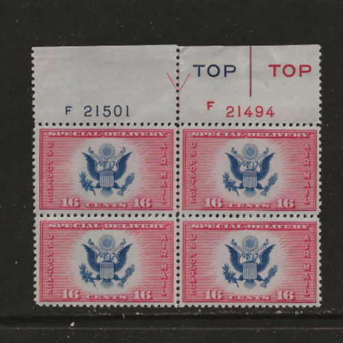 US Scott #CE2 Plate Block Fine/Very Fine MNH Cat. Value $14.00 244 - Picture 1 of 1