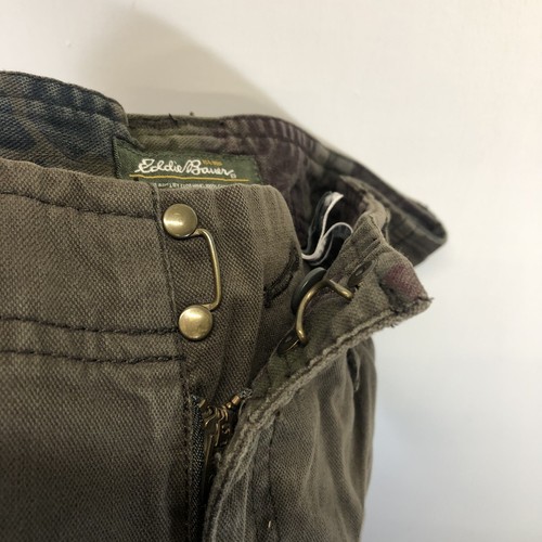Eddie Bauer Women's Olive Green Stretch Outdoor Chino Hiking Pants Size 8 - Picture 11 of 11