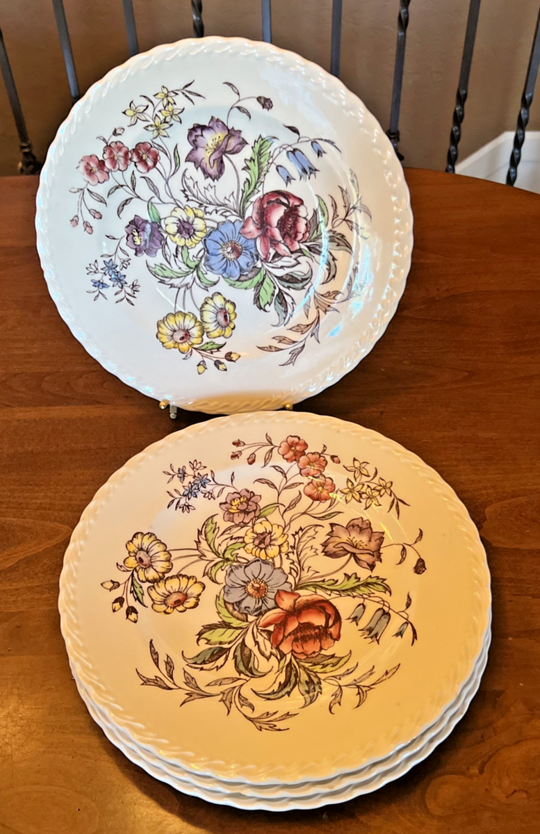4 vintage Vernon Kilns 