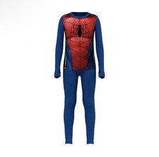 Spider-Man Boys Thermal Pajama Set Medium 8-10