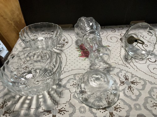 PIEZAS DE ARAÑA DE CRISTAL VINTAGE. - Imagen 4 de 18