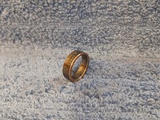 Arkansas Handcrafted Washington Quarters coin ring, size 6-1/2  2003