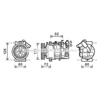 Kompressor Klimaanlage FüR Renault ScéNic III JZ0/1_ Grand KZ0/1 BZ0_
