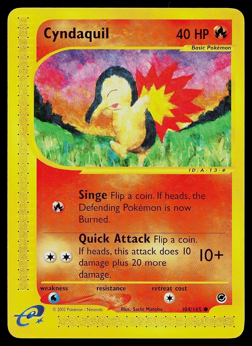 Cyndaquil 104/165 Expedition Base Set for sale | eBay