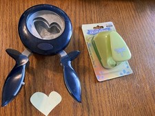Fiskars Squeeze Heart Punch And Marvy Butterfly Punch