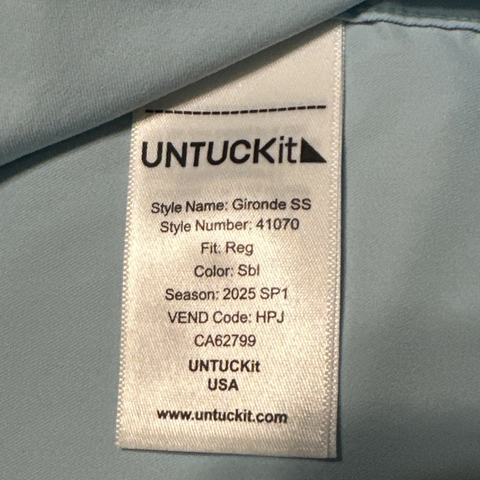 UNTUCKit Gironde Performance Button Front Shirt M… - image 10