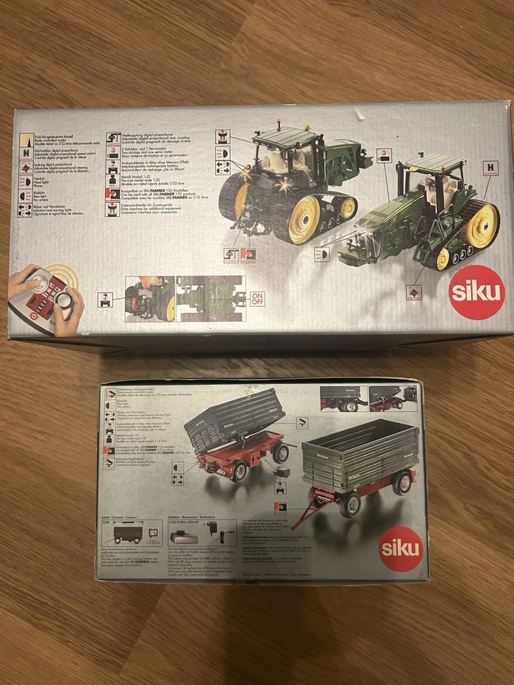 John Deere 8430T Siku Radio Controlled Tractor And Trailer 1:32 Scale - Image 3 of 4