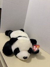 TY 1998 PEKING the Panda Bear Beanie Buddy Baby With Ear Tag