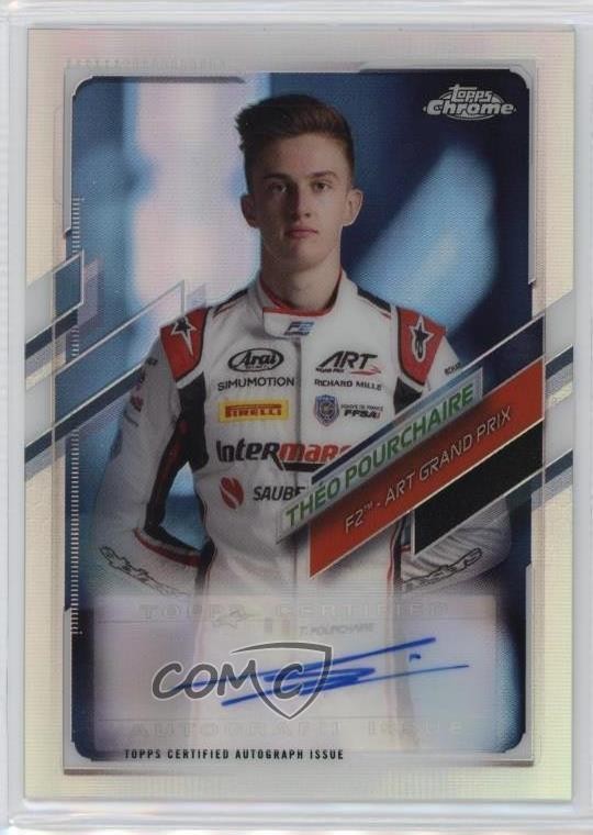 2021 Topps Chrome Formula 1 194/391 Theo Pourchaire Théo #CA-TP Auto 0v2h
