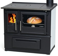 EEK A+ Küchenofen Holzherd Plamen Slavonac N weiß, rechte Version - 8 kW