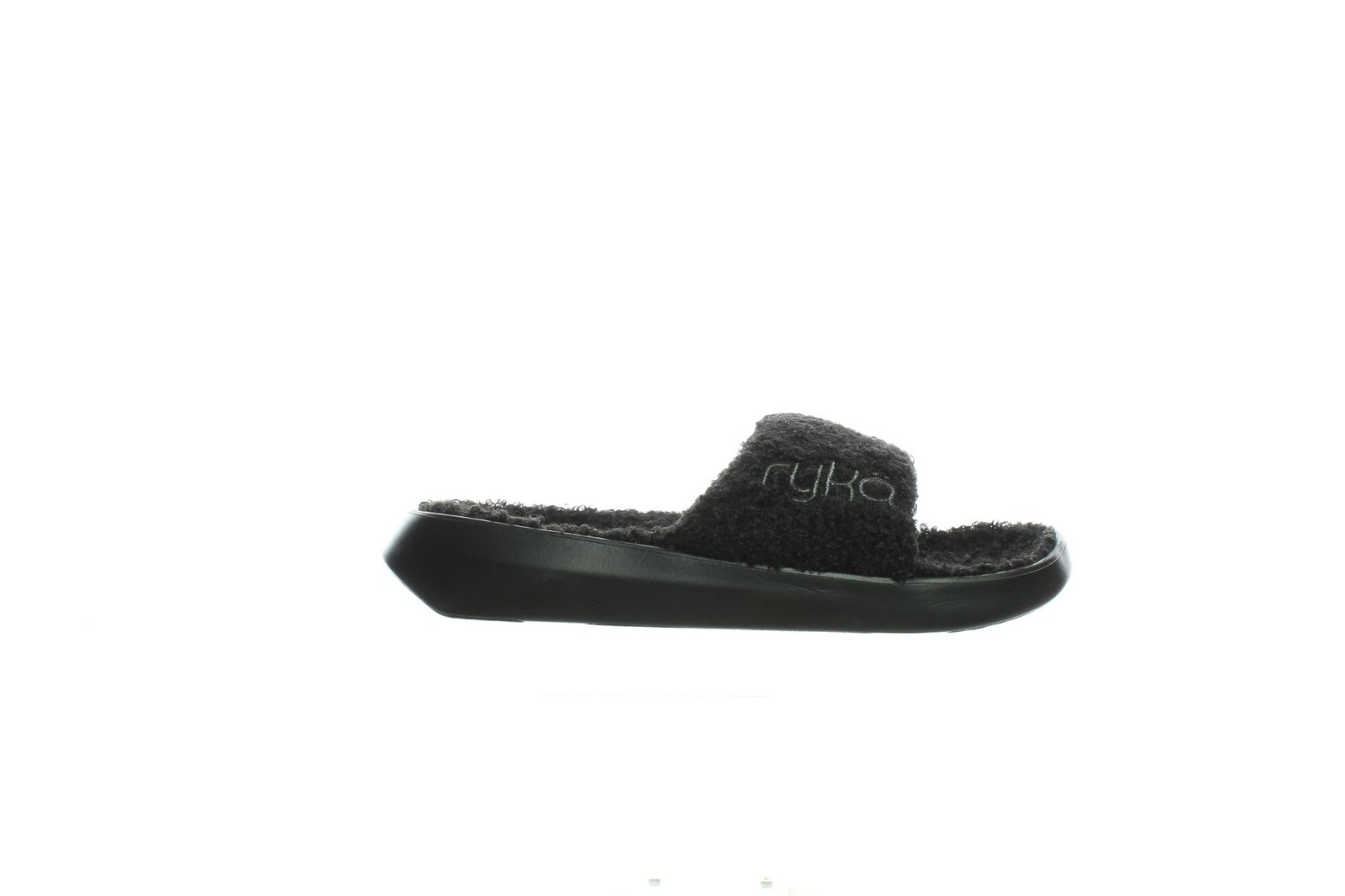 Ryka Womens Aimi Cozy Black Slippers Size 5 9790₽