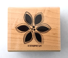 Stampin' Up Flower Rubber Stamp