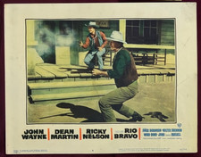 RIO BRAVO LOBBY CARD 1959 JOHN WAYNE RICKY NELSON ANGIE DICKINSON