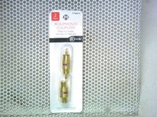 Rca phono Couplers Female to Female and Male to Male 2 pack 2740073