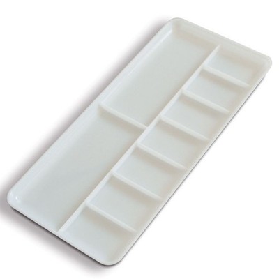 Vallejo Rectangular Plastic Mixing Palette Tray 8.5 Cm