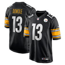 Pittsburgh Steelers Rico Dowdle #13 Nike Black 2026 Official NFL Game Jersey