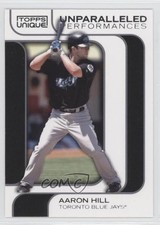 2009 Topps Unique Unparalleled Performance Aaron Hill #UP16 0w8