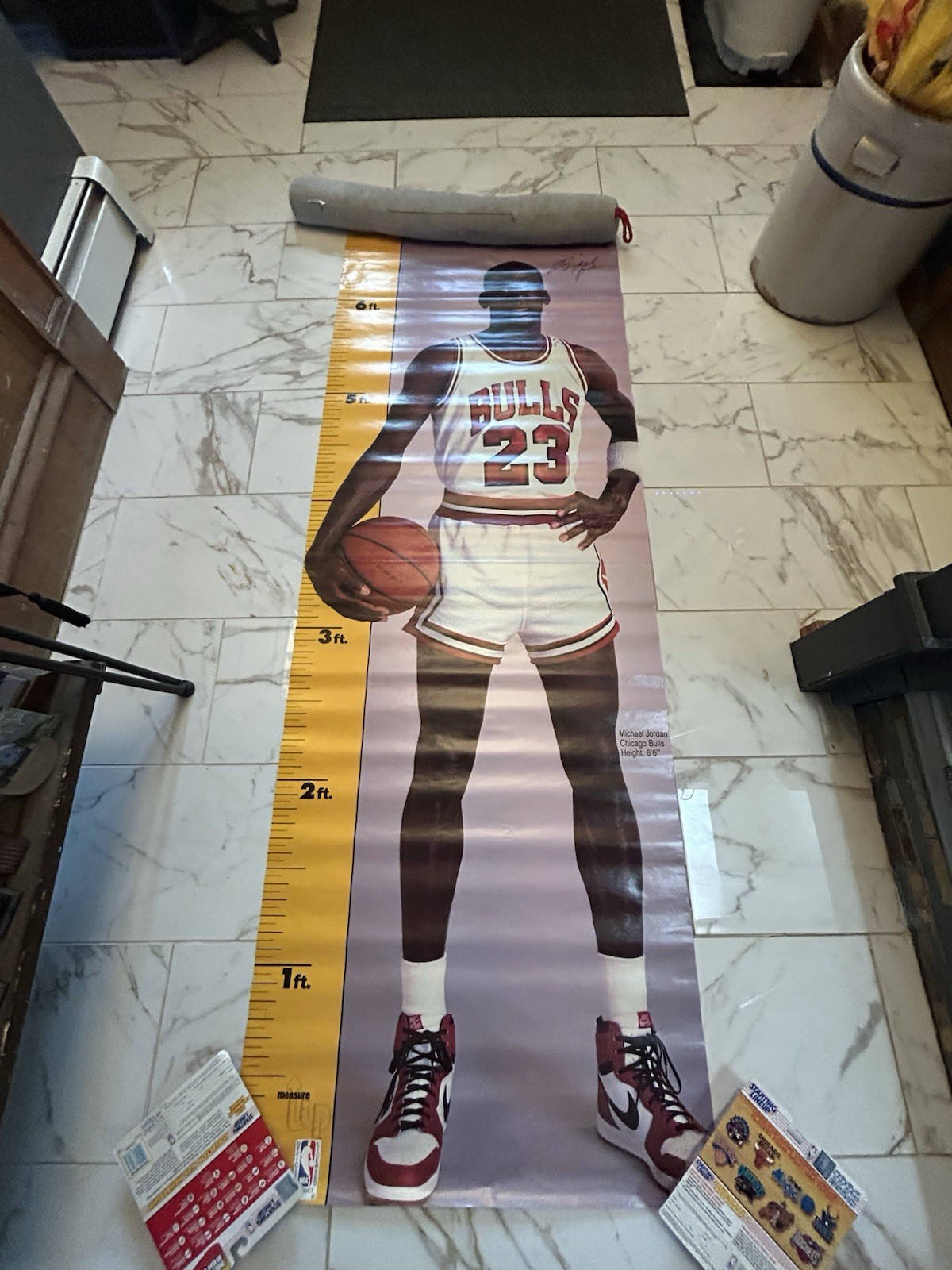 Vintage 1989 Michael Jordan McDonald's Promo 3 pc Door Poster Set Nike Air Rare