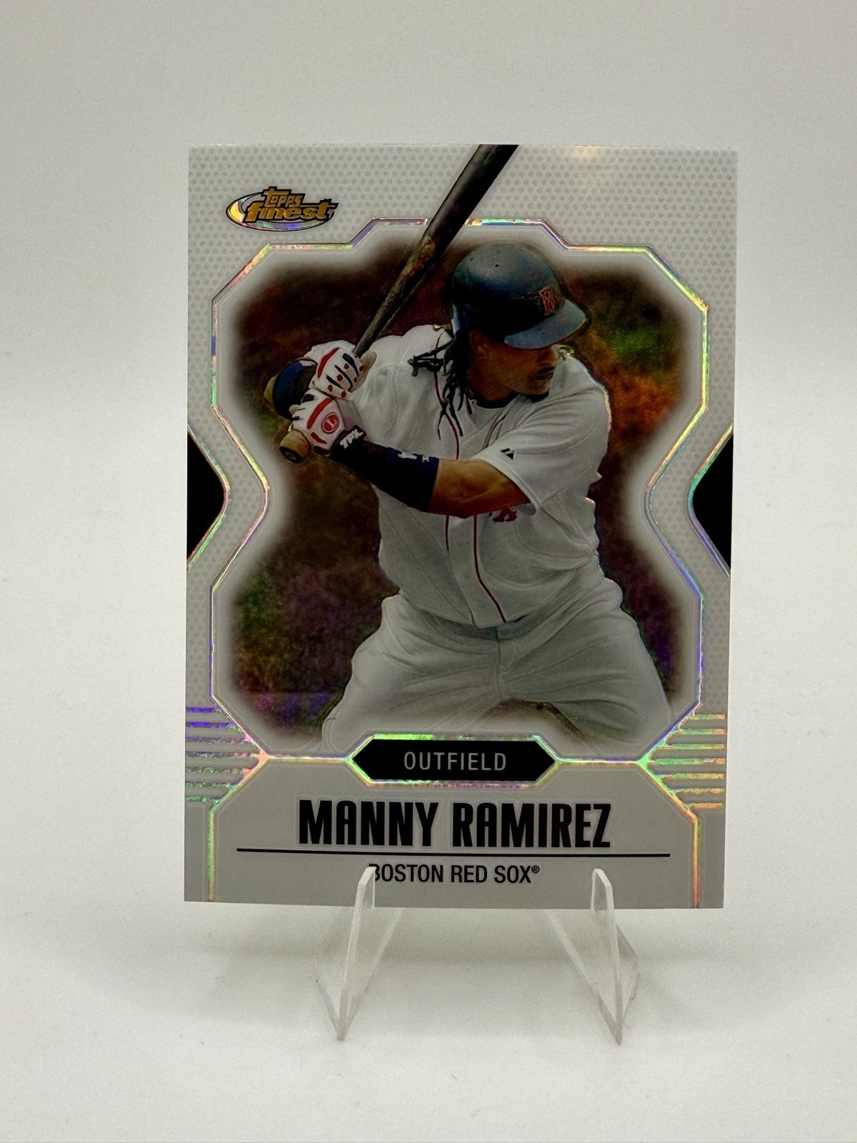 2007 Topps Finest Manny Ramirez #25 Refractor NM+ Boston Red Sox SP
