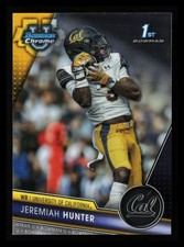 Jeremiah Hunter 2023 Bowman University 1st Chrome Rookie #69 Cal Golden Bears