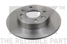 2x Bremsscheibe NK 203906 für RENAULT TWINGO SUPER Großraumlimousine 1 400 401