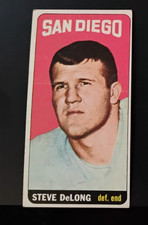 1965 Topps Football Steve DeLong Card #157 (see scan)