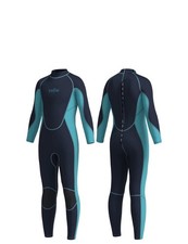 Vofiw Youth Kids Wetsuit Full Length Neoprene Wetsuit, Navy New Sz 12