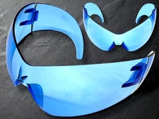 Futuristic Cyclops Alien Space Robot Shield Party Raver SUNGLASSES Club Festival