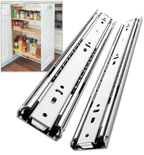 Heavy Duty Locking Drawer Slides Full Extension Runners with Lock 12 14 16 18...