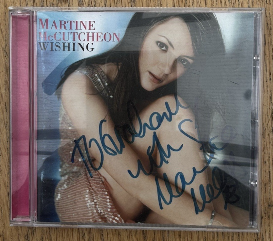 Martine McCutcheon Wishing CD Signed Booklet Martine McCutcheon