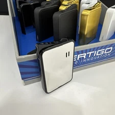 Vertigo Reflections Single Torch Cigar Lighter - Black and Chrome - New