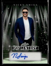 2026 Leaf Pop Century Autographs Nicky Smigs 14/25 auto card