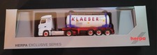 Herpa 934930 H0 1:87 Mercedes Actros Aero Klaeser Tankcontainer 20FT NEU OVP