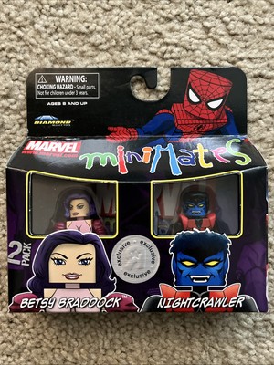 Marvel Minimates TRU 11 Betsy Braddock Nightcrawler  2 Pack Exclusive