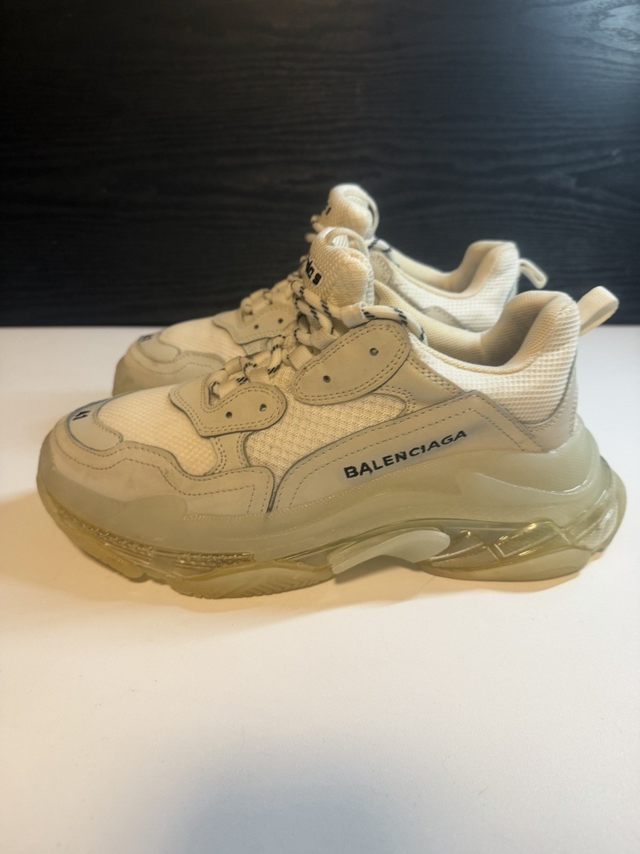 Balenciaga Triple S White Sneaker Size 41/ (9M/11W) | eBay