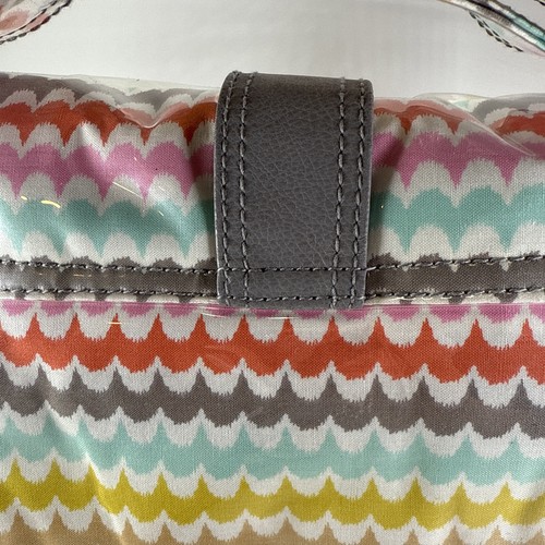 Kalencom Schnalle Retro Boho Wickeltasche Mehrfarbig Zickzack Streifen Wasserdicht EUC - Bild 4 von 17