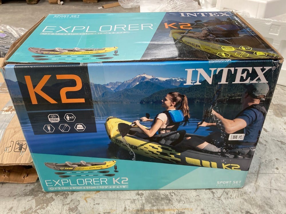 INTEX KAYAK HINCHABLE PARA ADULTOS EXPLORER K2 PARA 2 PERSONAS