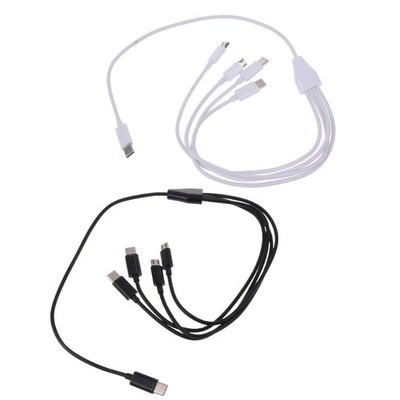 4-in-1 USB C to Multi Charging Cable USB C to Micro USB + Type C Universal